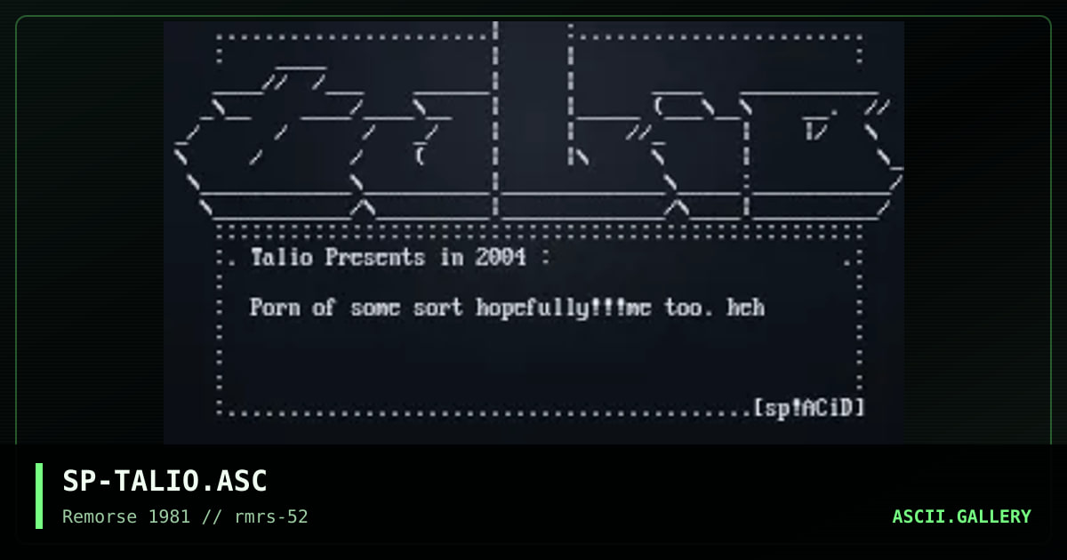 SP-TALIO.ASC, by spinsane, 2004