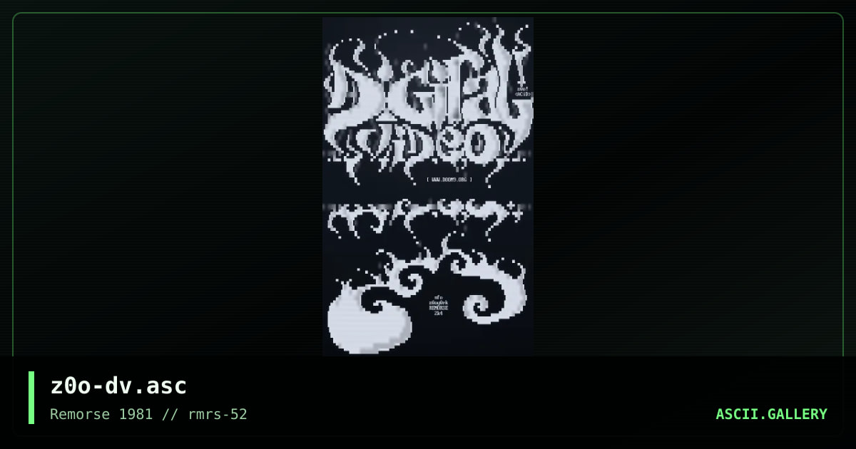 z0o-dv.asc, by zooyork, 2004