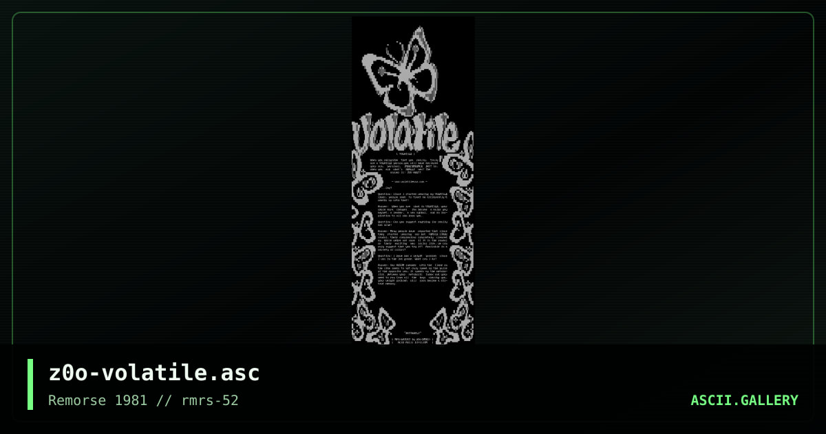 z0o-volatile.asc, by zooyork, 2004