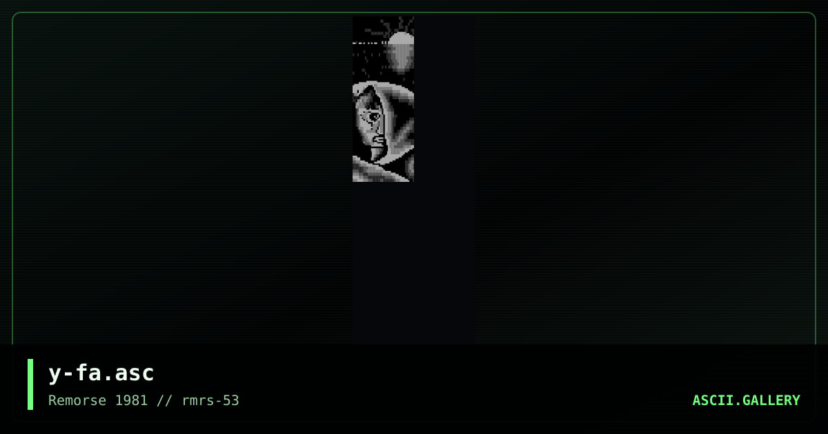 y-fa.asc, by yce, 2004