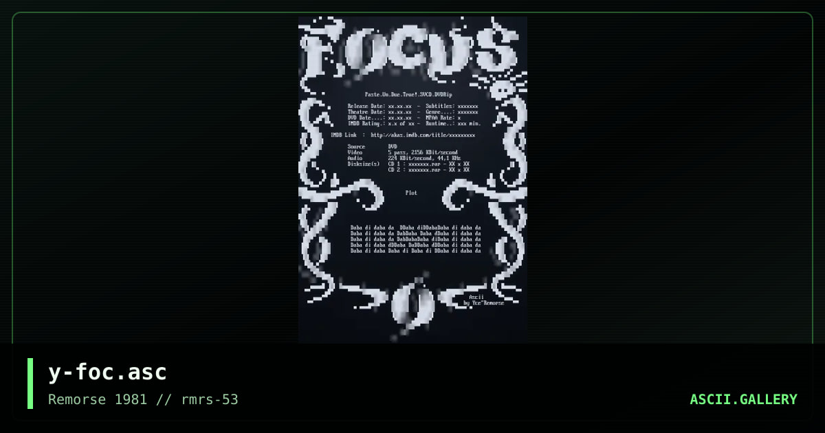 y-foc.asc, by yce, 2004