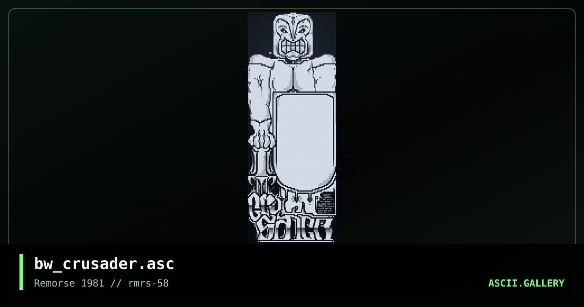 bw_crusader.asc, by binary walker, 2005
