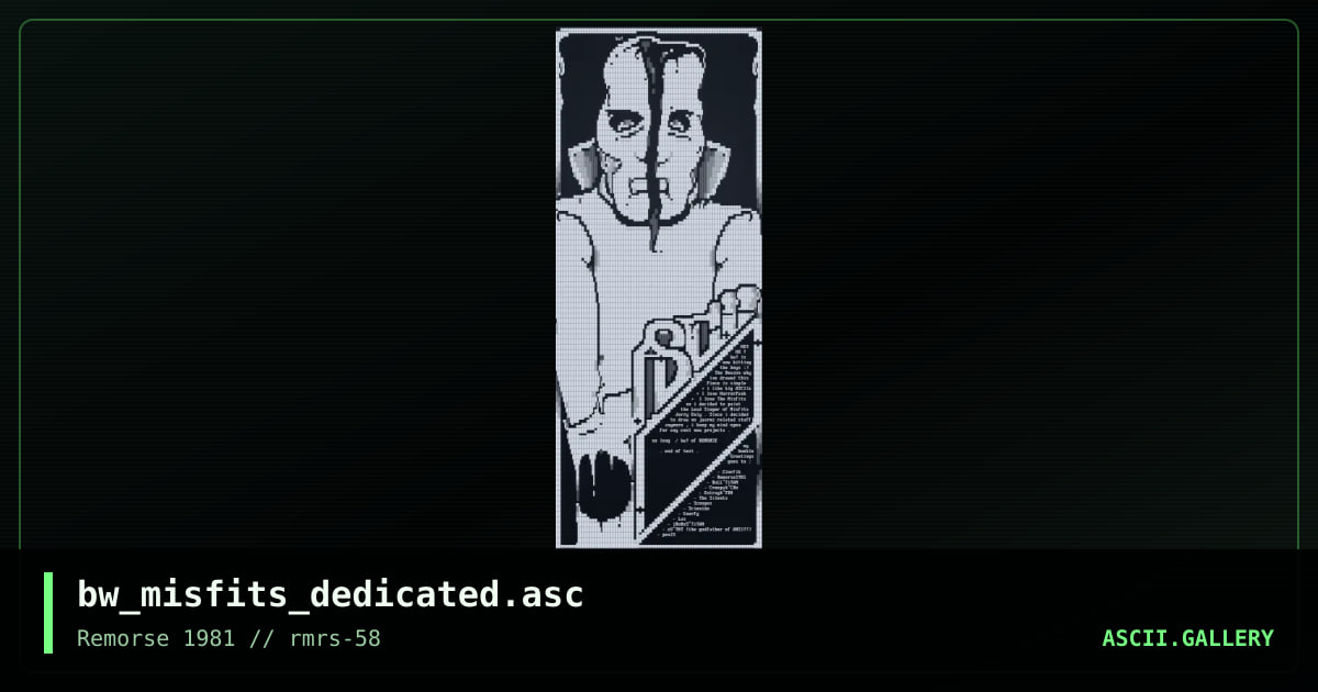 bw_misfits_dedicated.asc, by binary walker, 2005