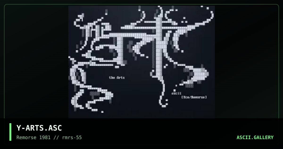 Y-ARTS.ASC, by yce, 2004