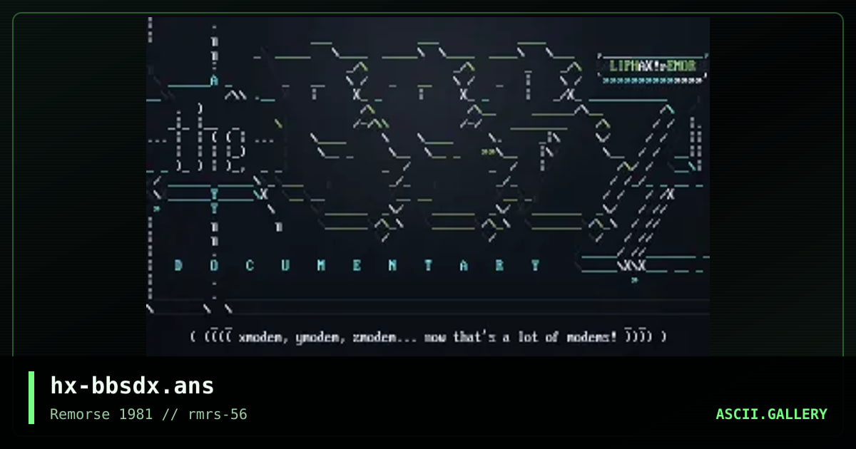 hx-bbsdx.ans, by haliphax, 2005