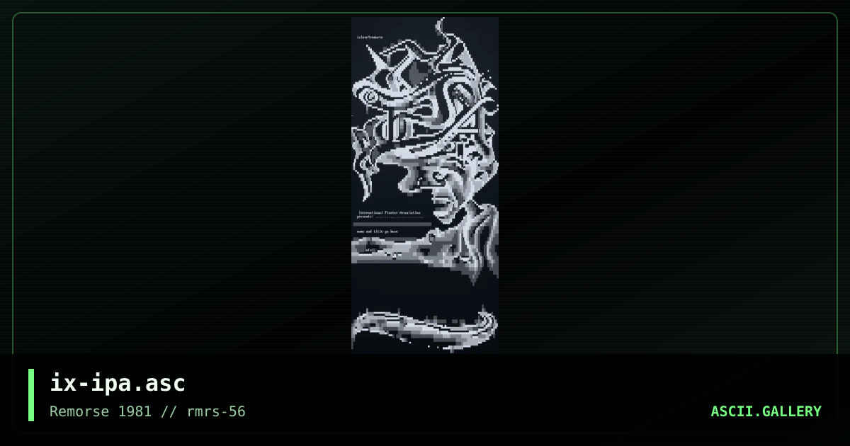 ix-ipa.asc, by ixluvr, 2005