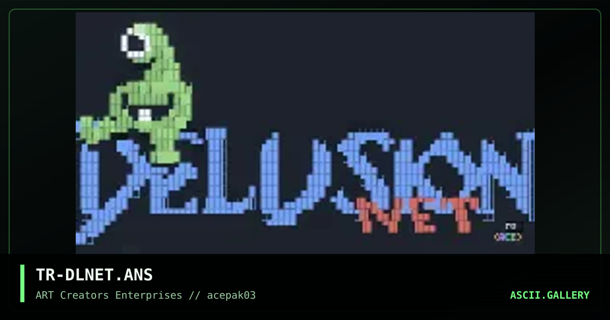 TR-DLNET.ANS, by tron, 1993