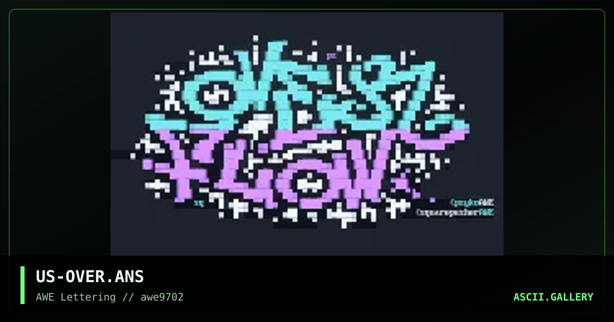 Divide Overflow, by pzyko, squarepusher, 1997