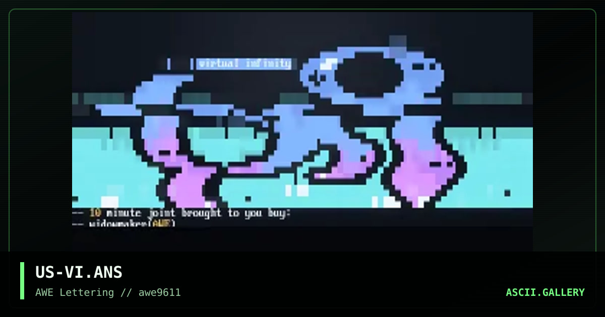 Virtual Infinity, by mass murderer, widowmaker, 1996