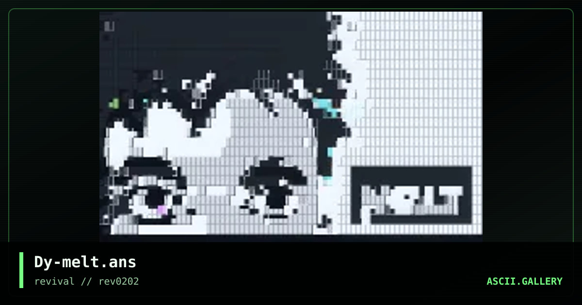 Dy-melt.ans, by discyple, 2002