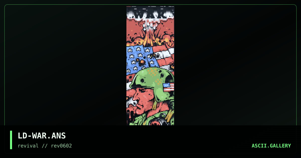WAR!, by lazthaus, 2002