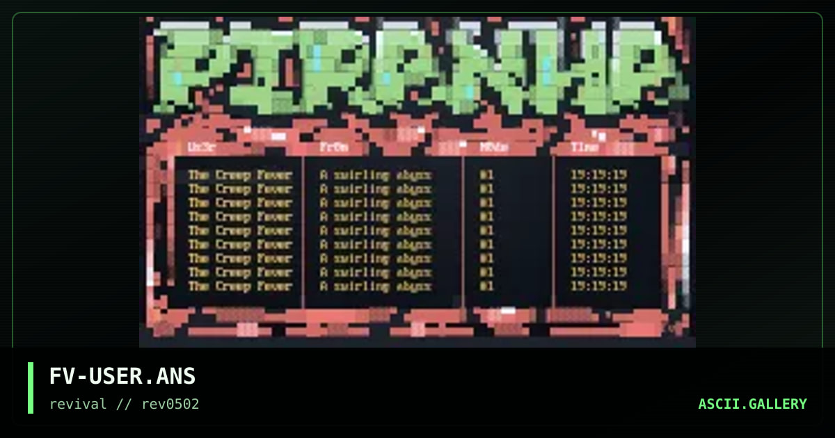 piranha, by fever, 2002