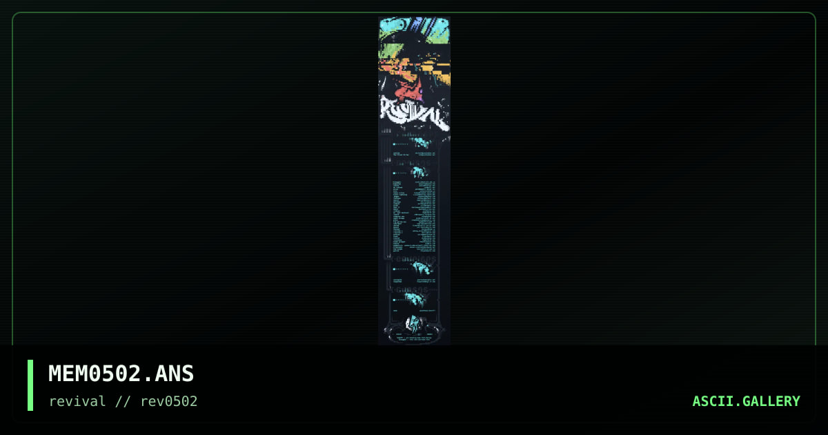 Revival #4 Memberlist, by discyple, skatter, 2002