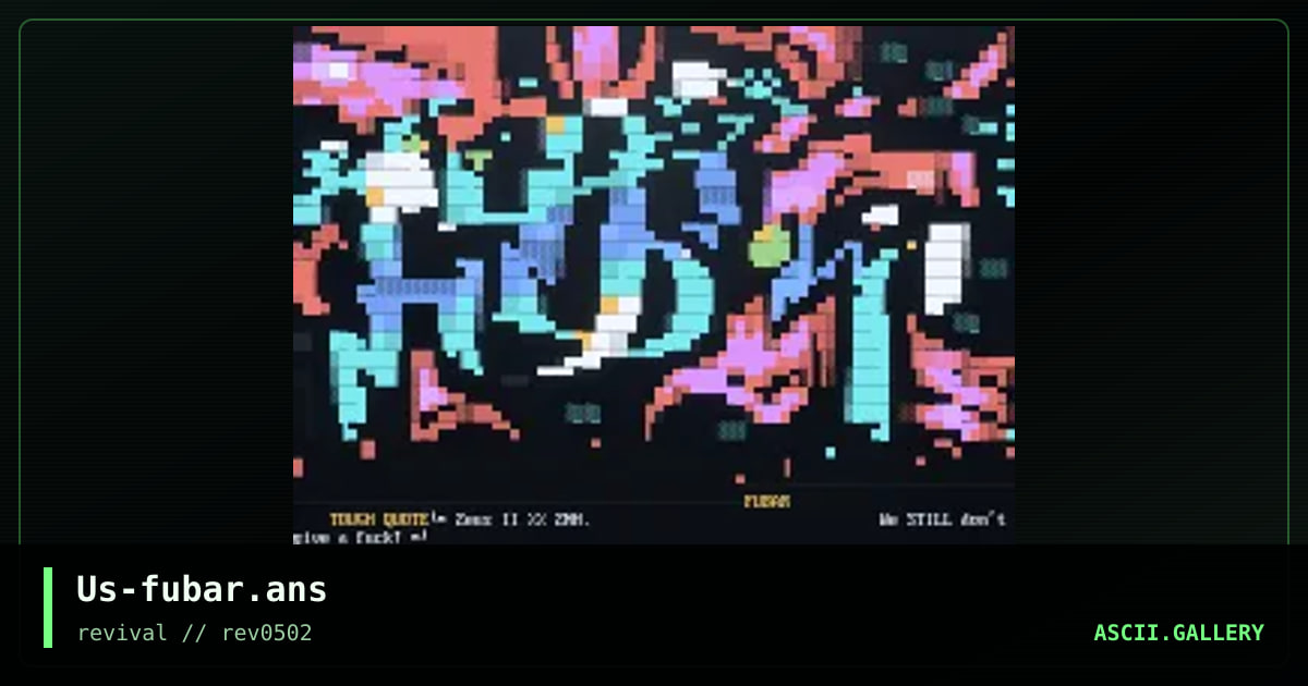 FUBAR, by zeus ii, 2002