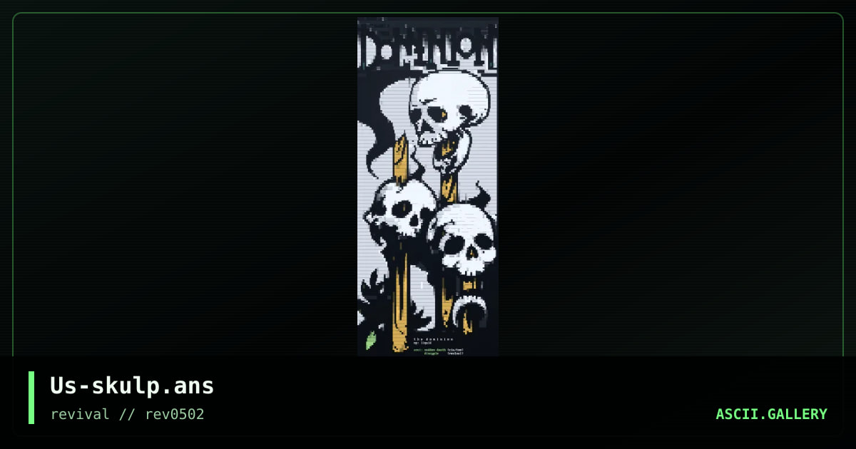 dominion, by discyple, sudden death, 2002