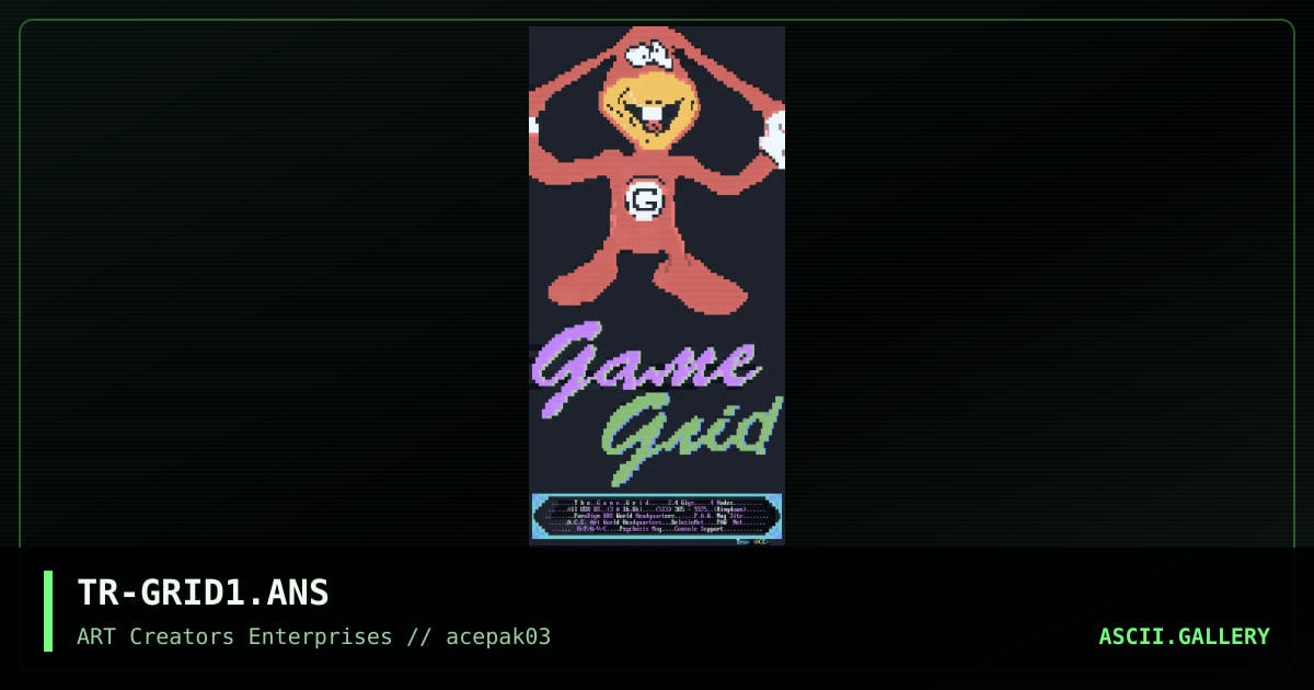 TR-GRID1.ANS, by tron, 1993