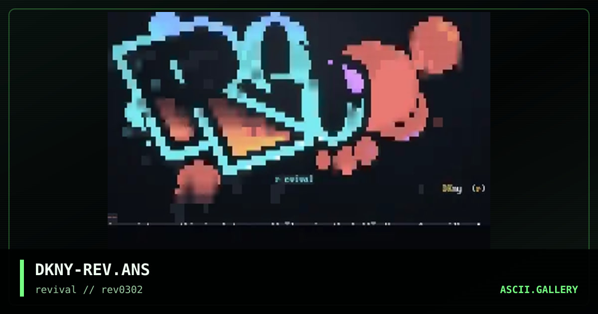 Ansi Revival, by davek, 2002