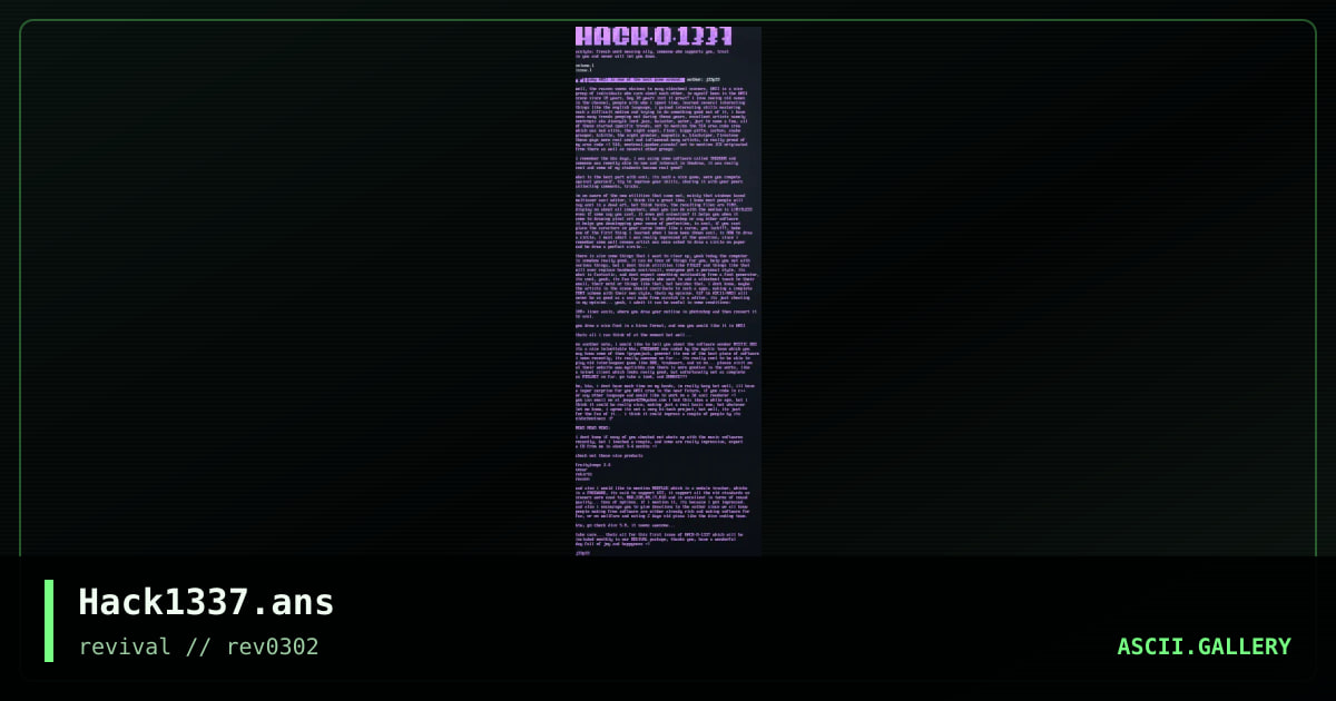 Hack-O-1337 Emag, by jeepee, 2002