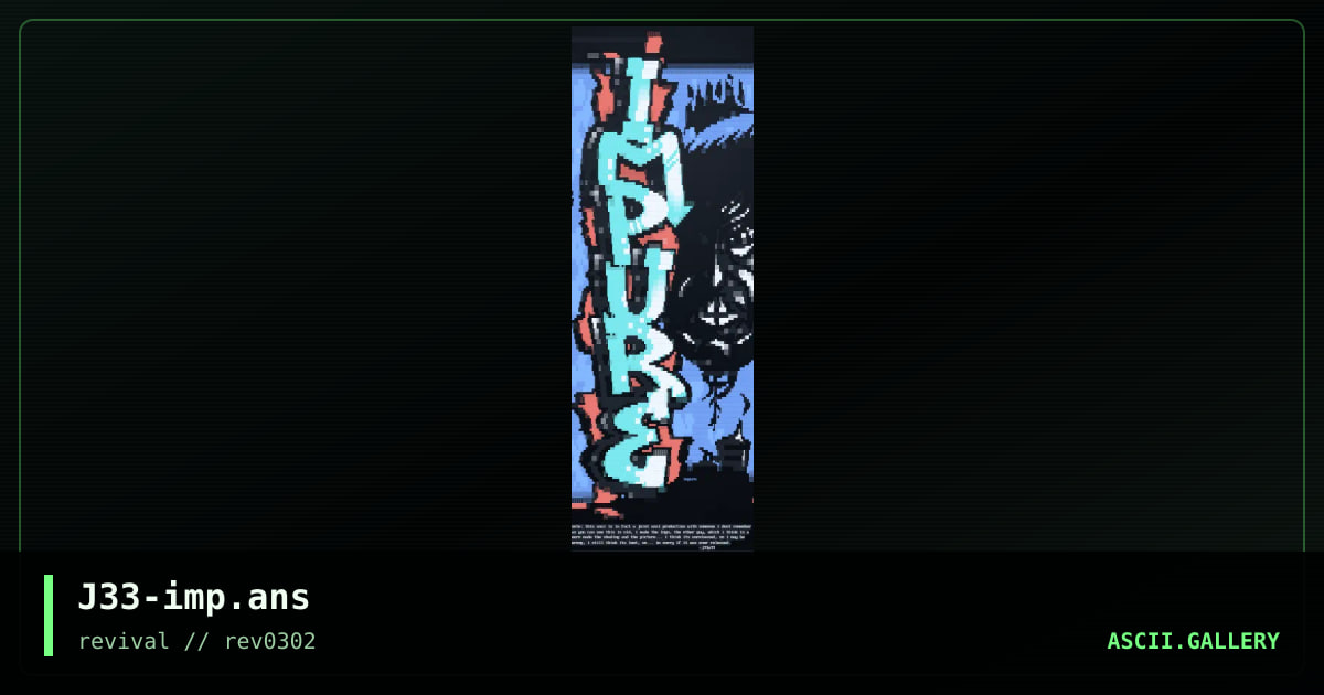 Impure #1, by jeepee, 2002