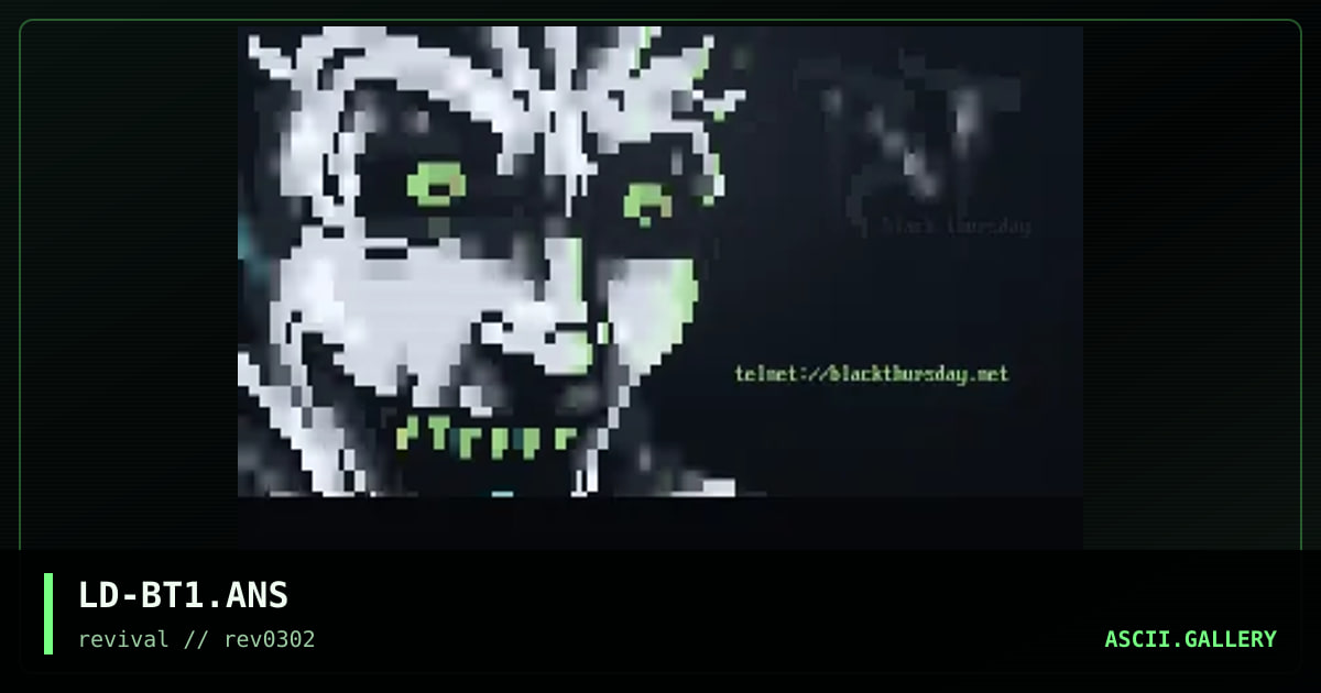 Black Thursday, by lord jazz, 2002