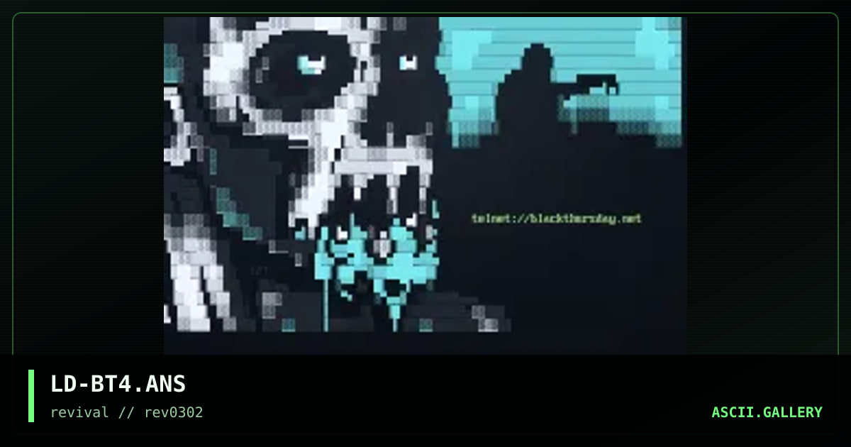 Black Thursday, by lord jazz, 2002