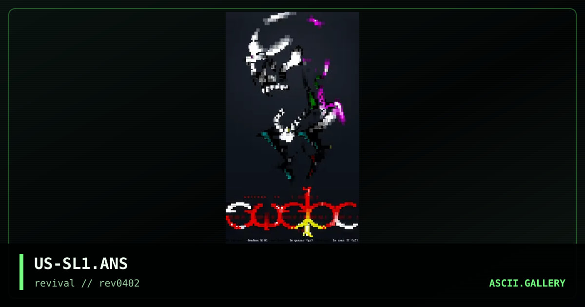 SL, by zeus ii, quasar, 2002