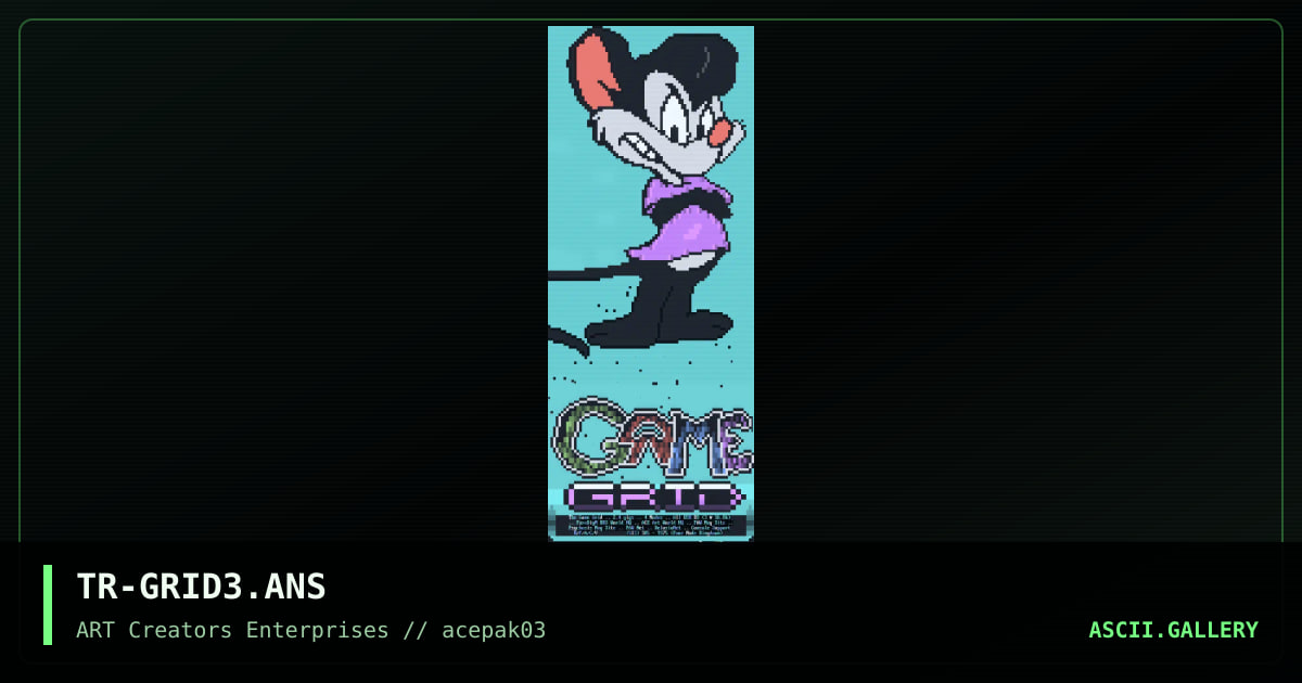 TR-GRID3.ANS, by tron, 1993