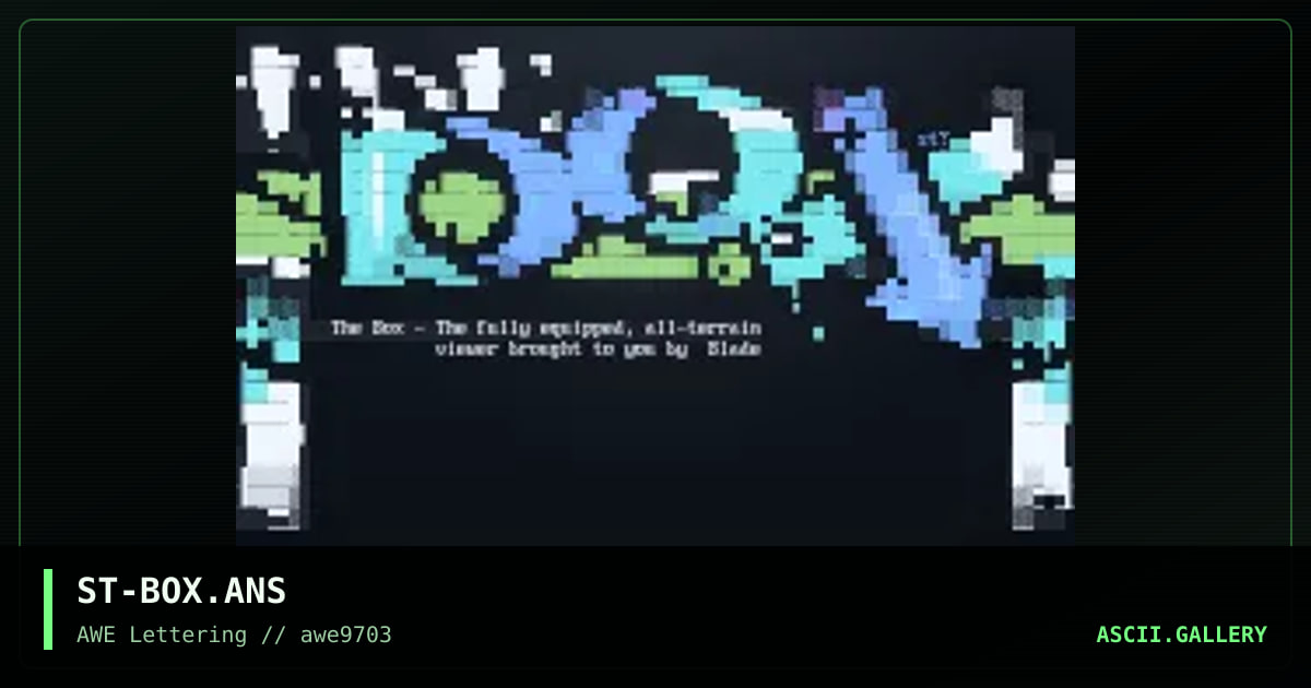 The Box, by splatt, 1997