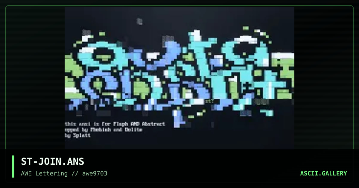 Fluph and Abstract, by splatt, 1997