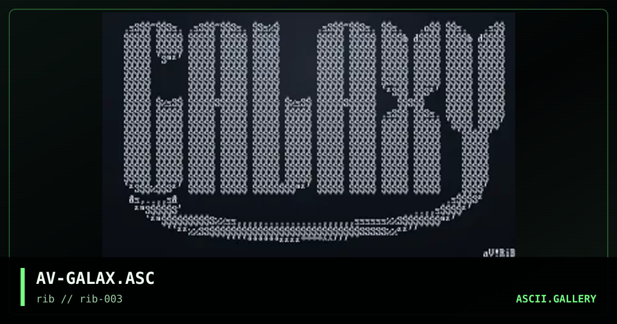 AV-GALAX.ASC, by skvozniak, 1997