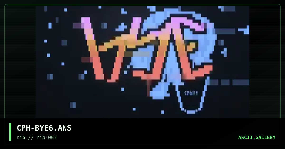 CPH-BYE6.ANS, by cyberpunch, 1997