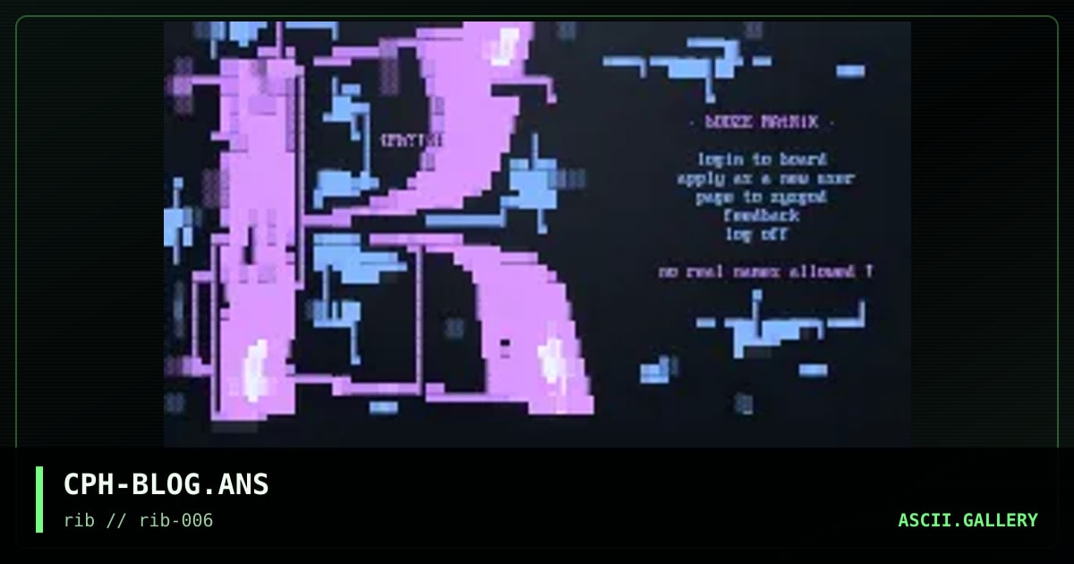 bOOZe login, by cyberpunch, 1998