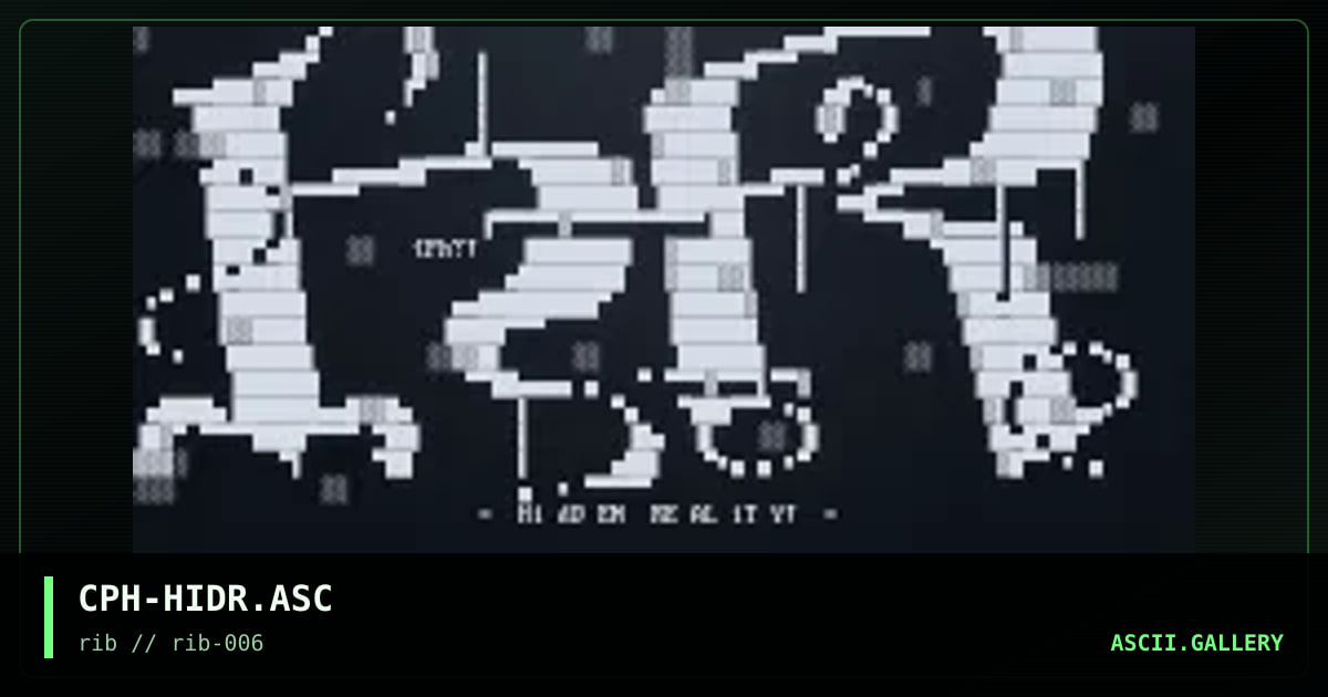 hiddEN REAliTY, by cyberpunch, 1998
