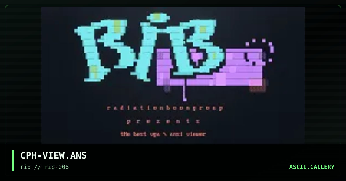 RiB ViEW, by cyberpunch, 1998