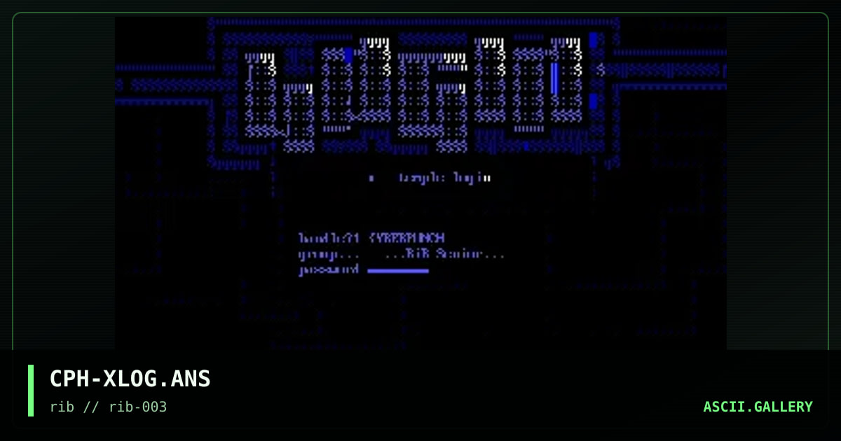 CPH-XLOG.ANS, by cyberpunch, 1997