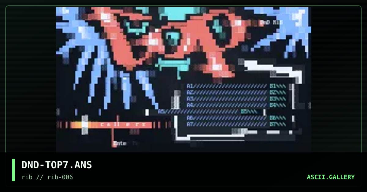 TOP SEVEN, by diamond, 1998