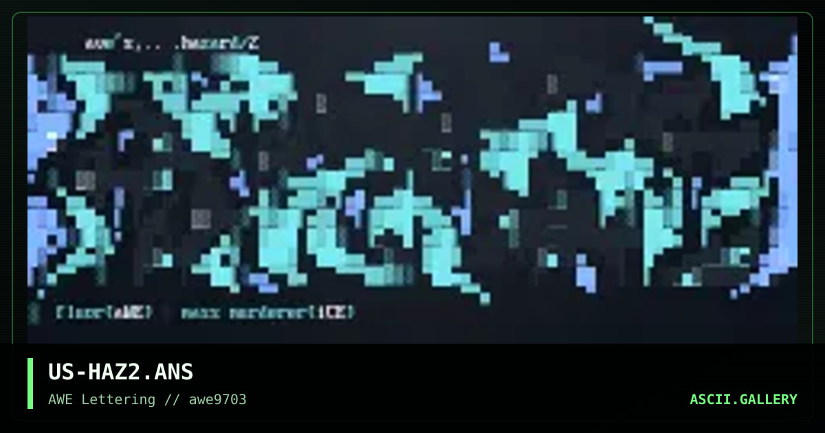 Hazard/2, by fluor, massm, 1997