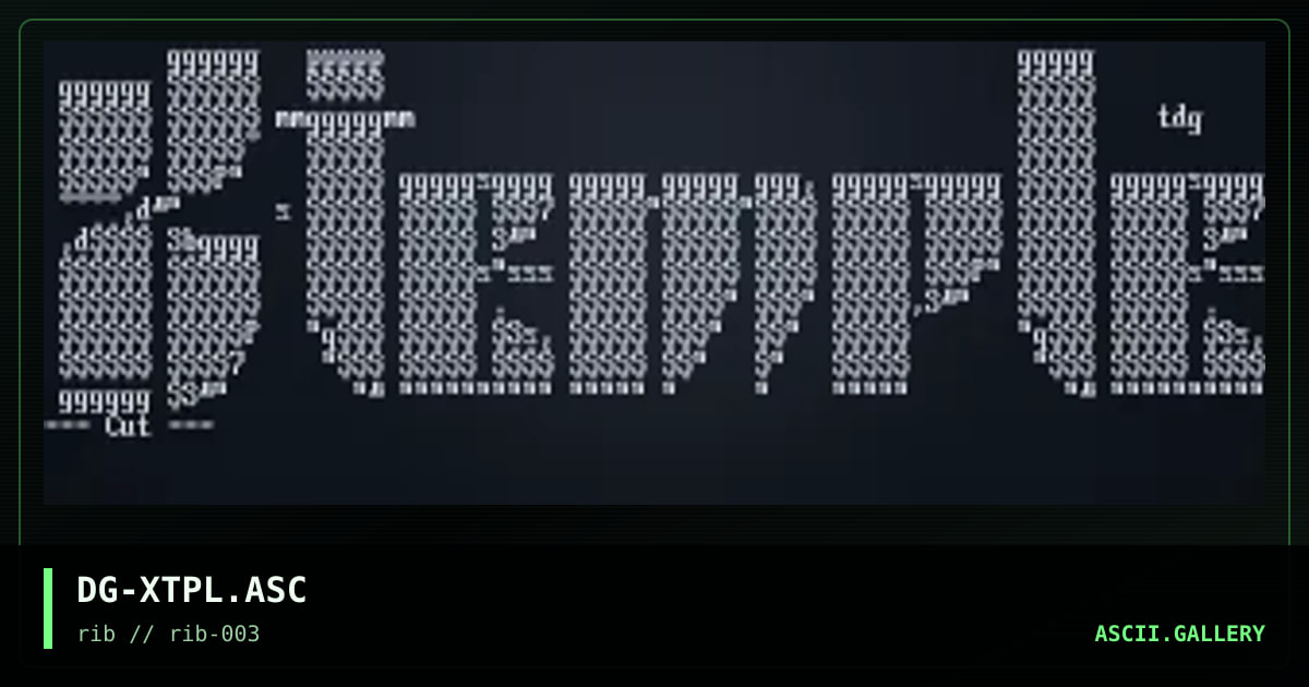 DG-XTPL.ASC, by darkgod, 1997