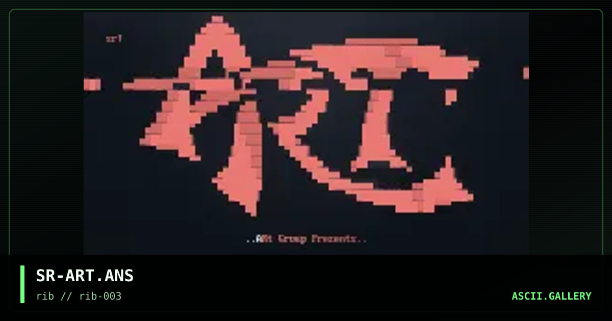 SR-ART.ANS, by scroller, 1997