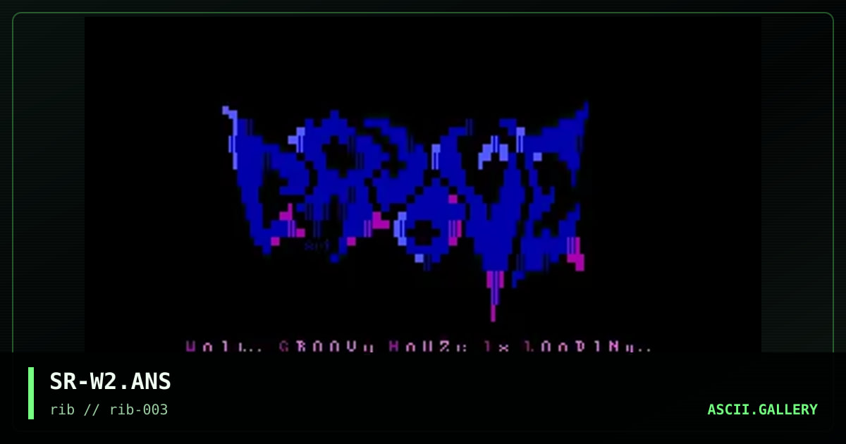 SR-W2.ANS, by scroller, 1997