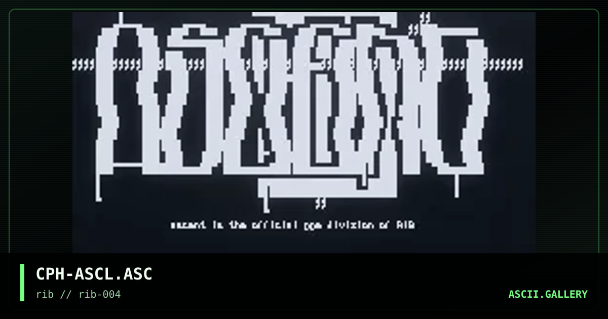 CPH-ASCL.ASC, by cyberpunch, 1997