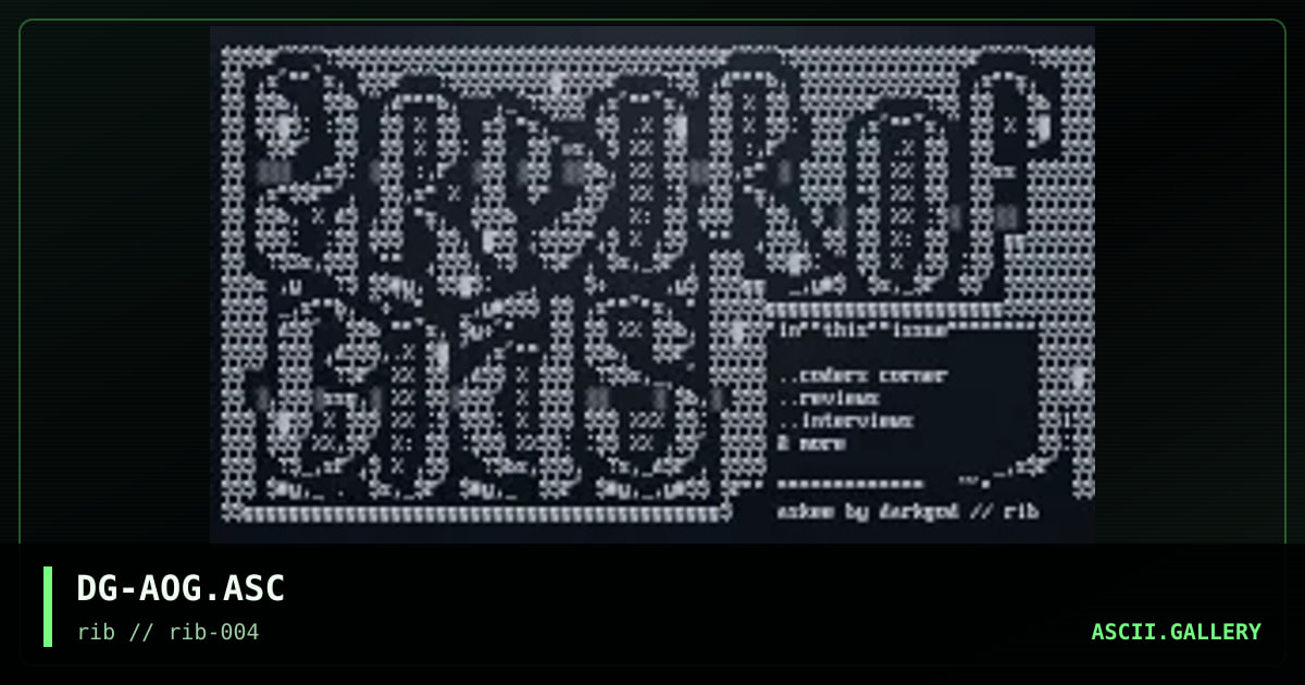 DG-AOG.ASC, by darkgod, 1997