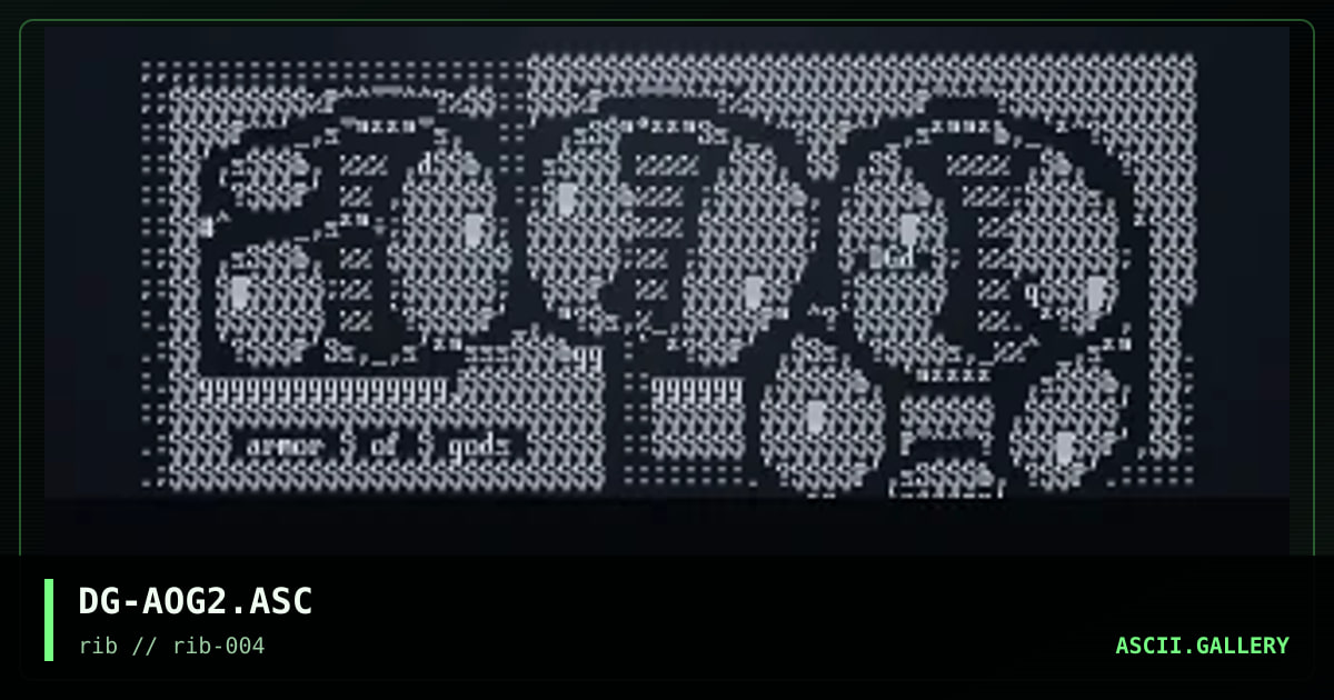 DG-AOG2.ASC, by darkgod, 1997