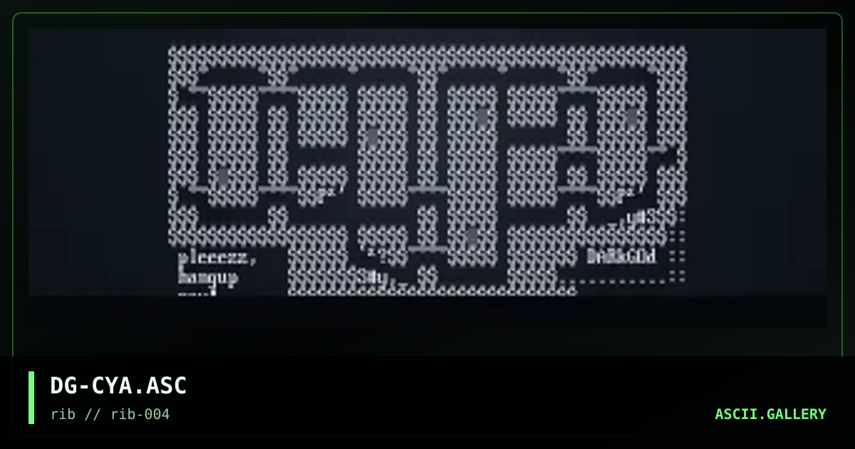 DG-CYA.ASC, by darkgod, 1997
