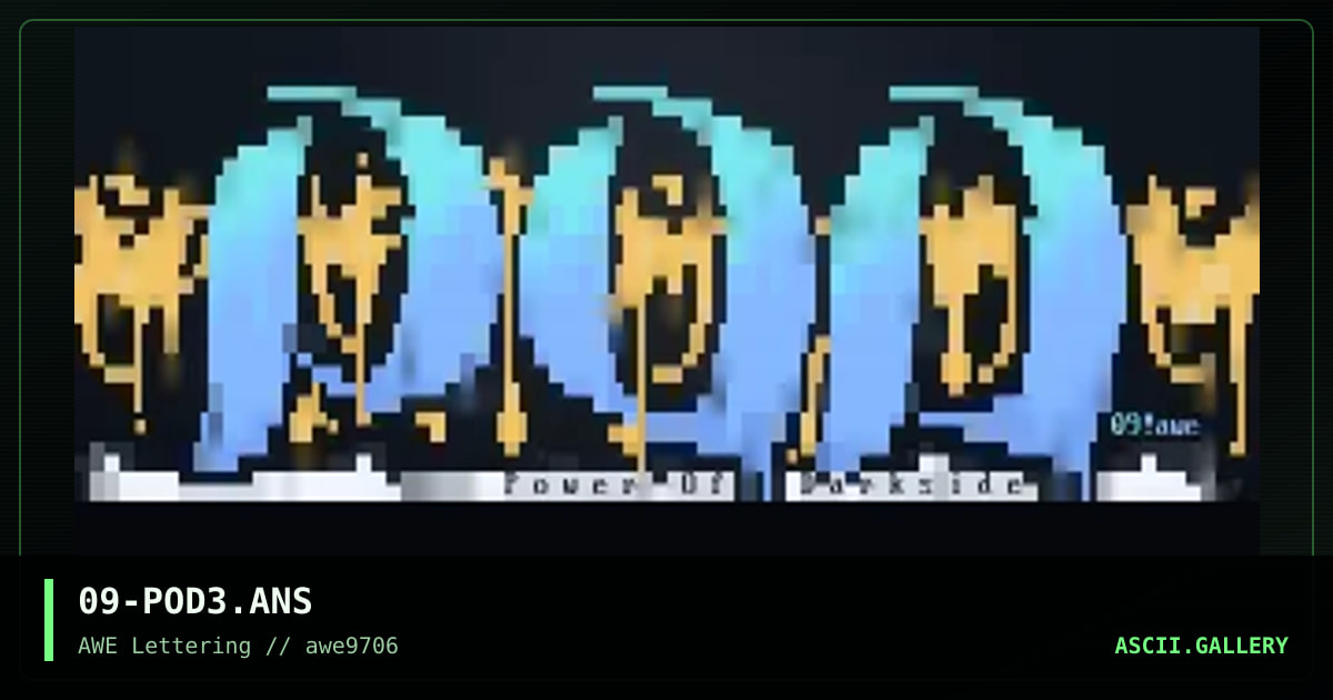 Power of Darkside, by fluor, 1997