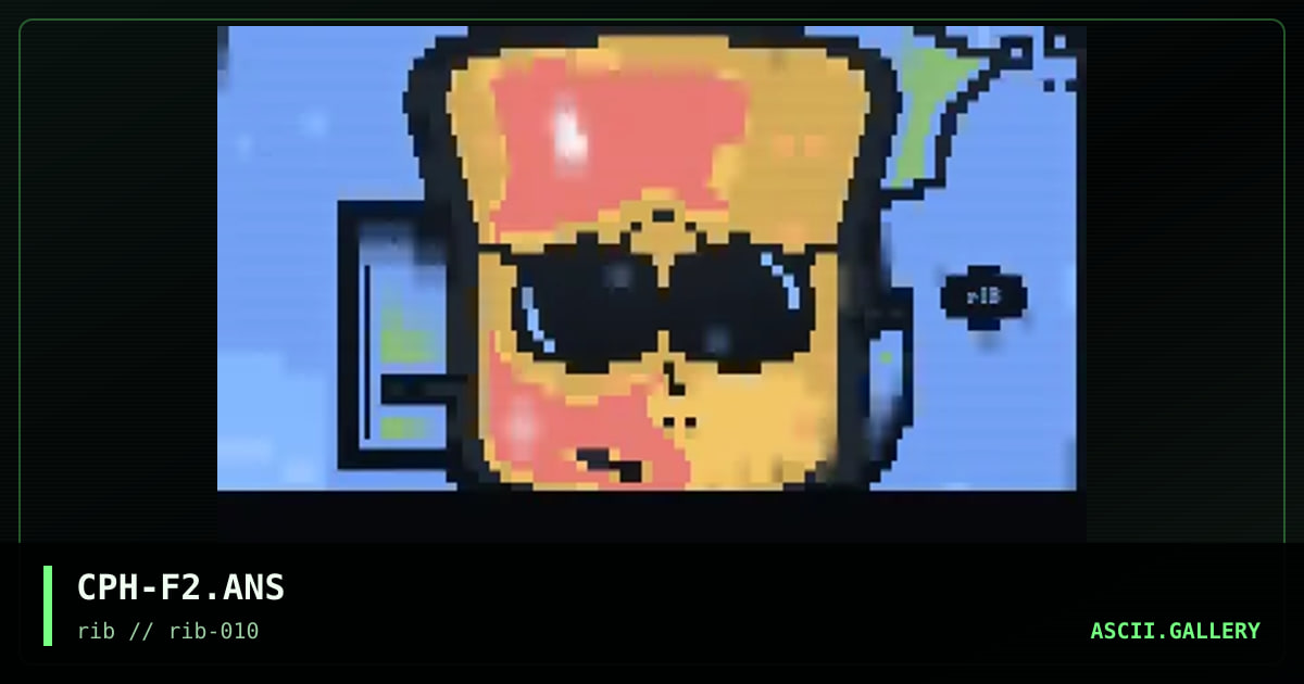 just a toony face, by cyberpunch, 1998