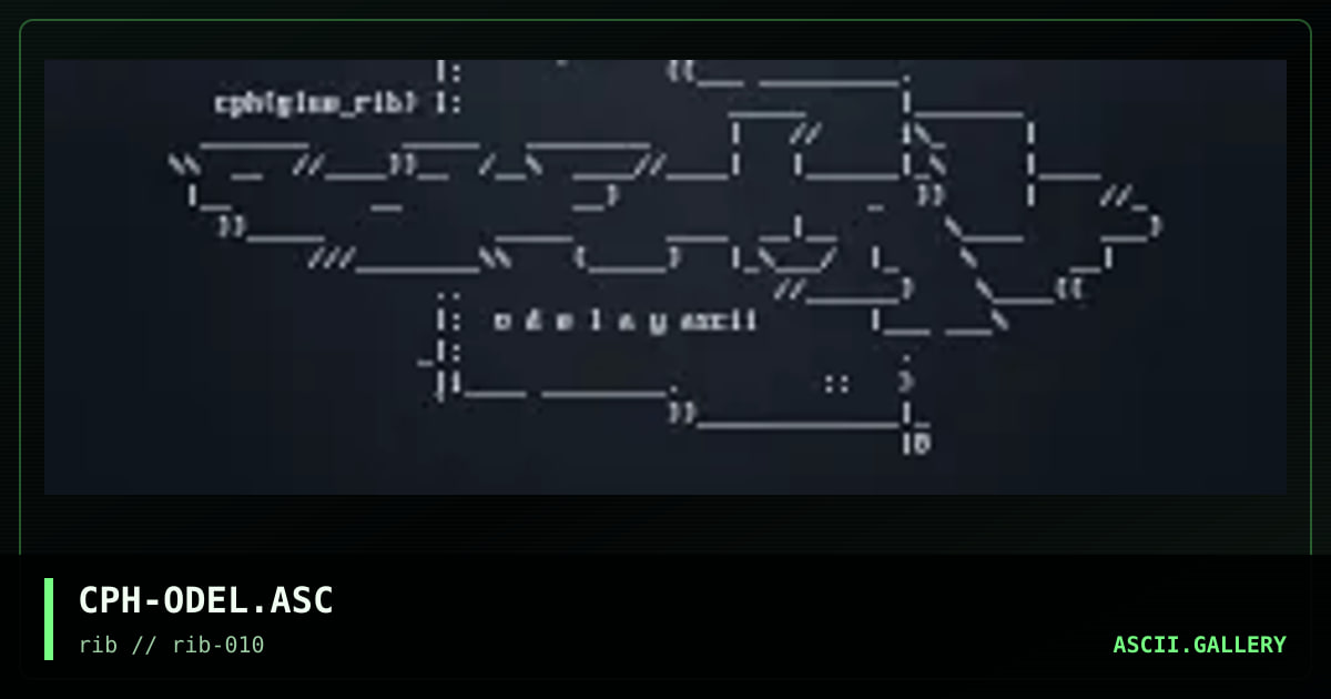 CPH-ODEL.ASC, by cyberpunch, 1998