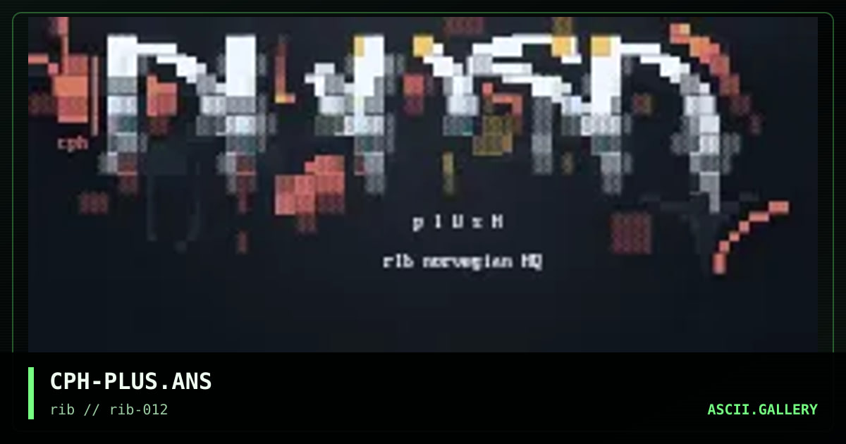 plush logo, by cyberpunch, 1998