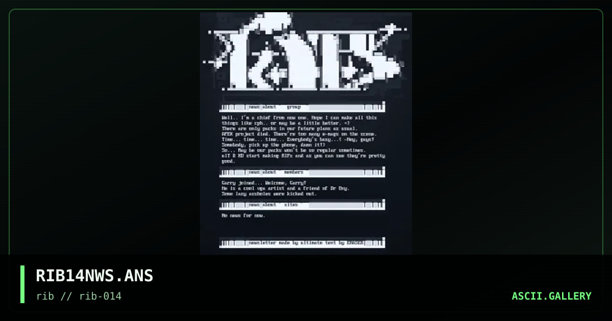 RIB14NWS.ANS, by untagged, 1998