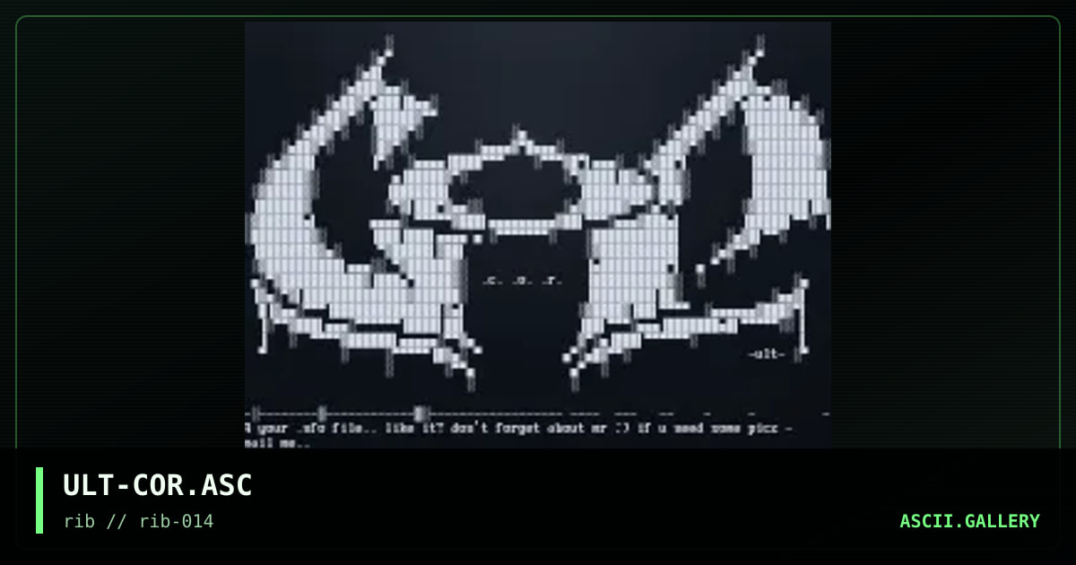 ULT-COR.ASC, by ultimate, 1998